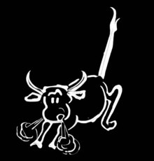 Schematic of the original 'snorting bull' insignia, October 1939