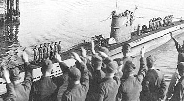 U-47 arrives back at Wilhelmshaven